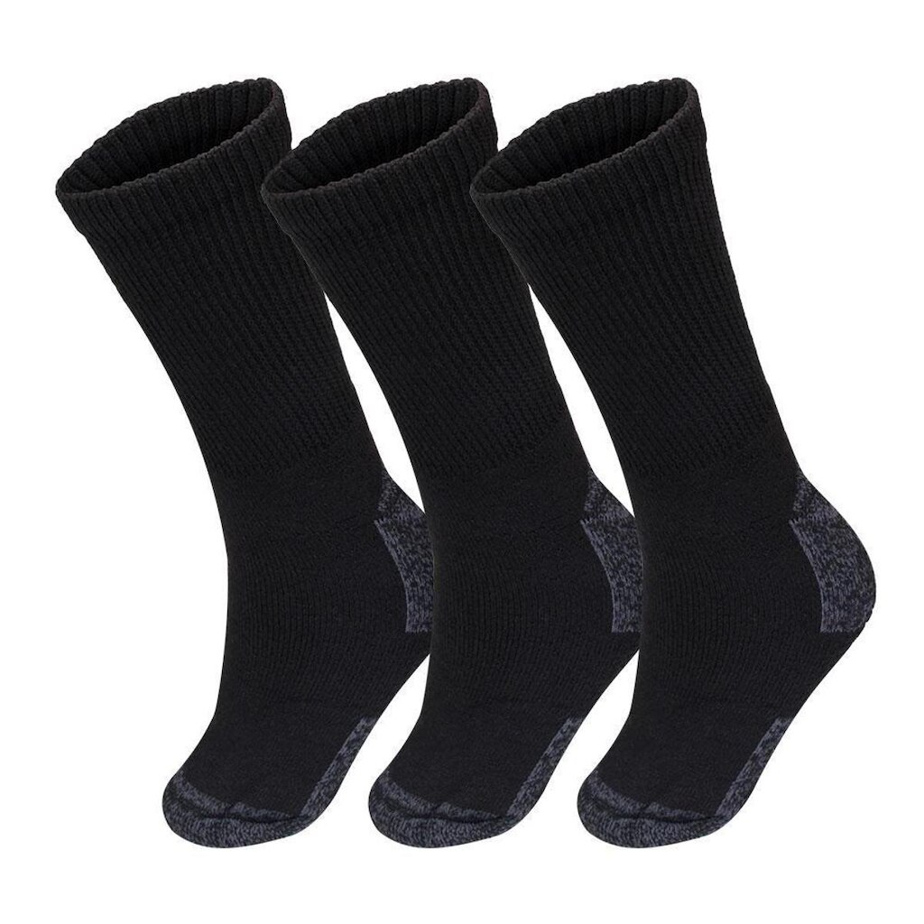 Meia Babolat Tennis BB052 - 39 ao 42 - Pack com 3 Pares - Preta