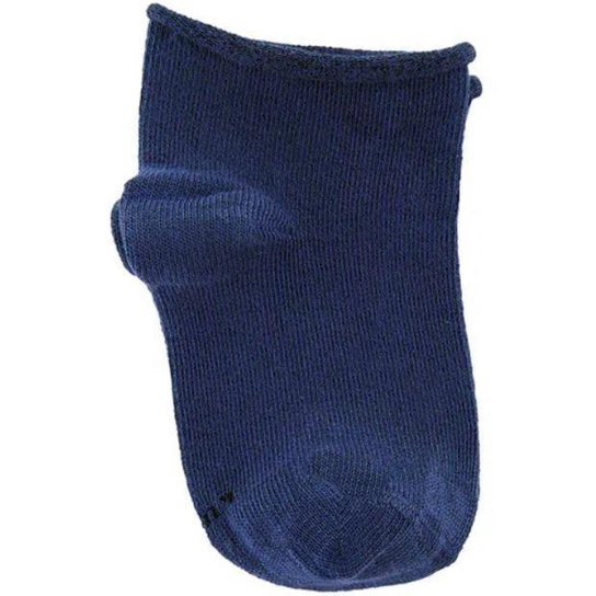 Meia Baby Sem Punho Lupo Cano Medio - Marinho Menor preço em Meia Baby Sem Punho Lupo Cano Medio - Marinho