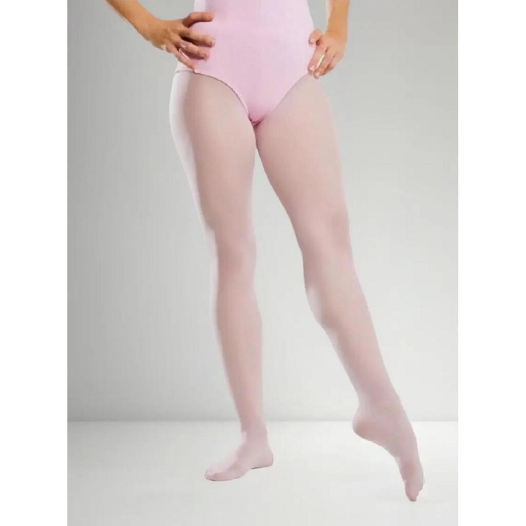 Meia-Calça De Ballet Fio 40 Com Pé Só Dança 5197 Rosa
