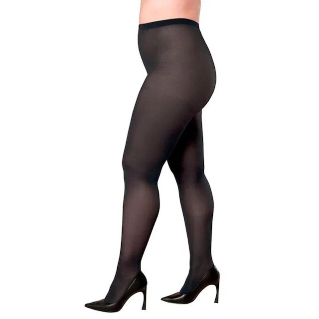 Meia Calça Loba Fio 40 Opaca Plus Preta | Netshoes