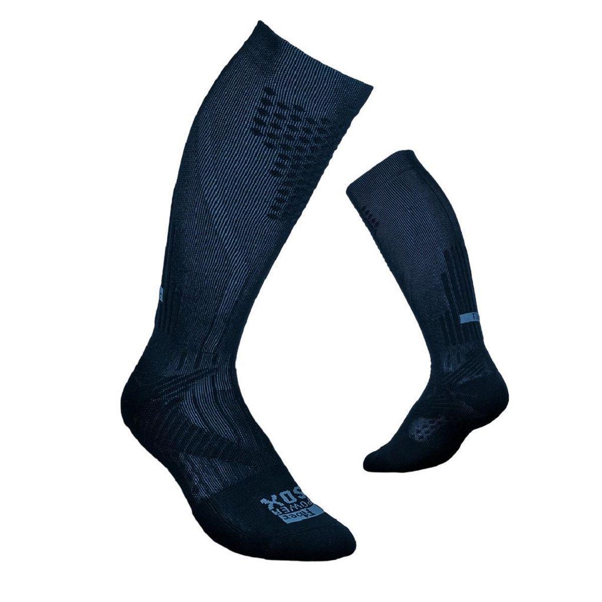 MEIA CANO ALTO GRADUADA POWERSOX SOXCMC-8192 - PRETO/AZUL ESCURO G