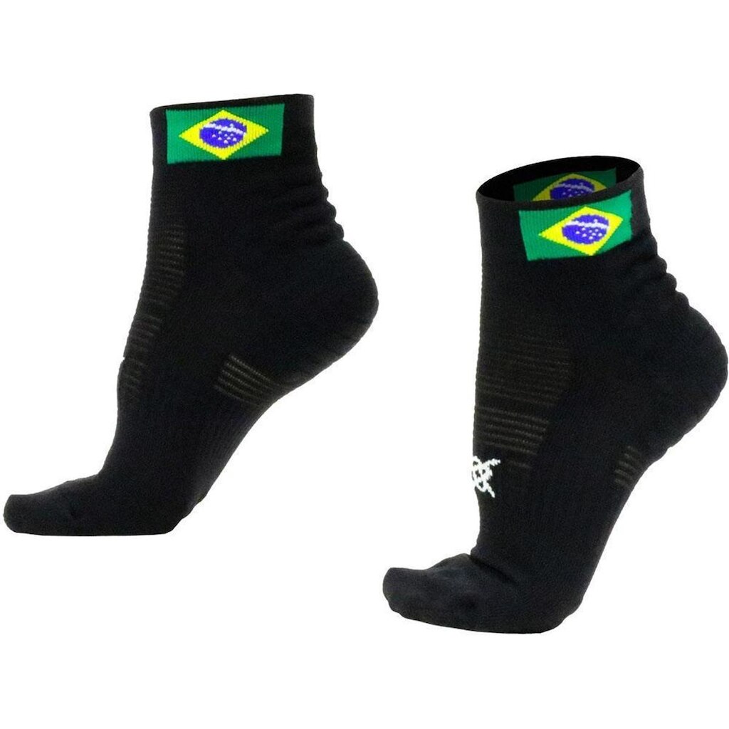 Meia Cano Curto Hupi Running Pro Brasil
