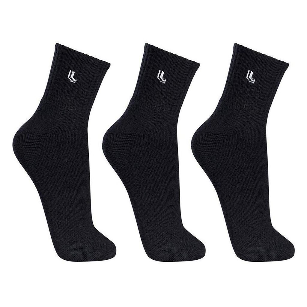 Meia Cano Médio Lupo Kit c/ 3 Pares Unissex