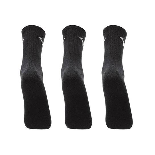 Meia Cano Médio Mizuno Basic - Pacote Com 3 Pares