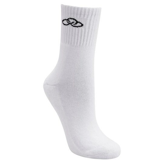 Meia Cano Médio Olympikus Masculina Branco Netshoes