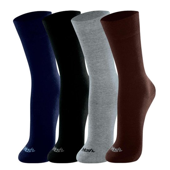 Meia Casual Cano Longo Masculina - Preto é ruim? Meia Casual Cano Longo Masculina - Preto é boa?