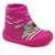 Meia Com Sola Klin Infantil Cano Alto Pink Mascote - Rosa
