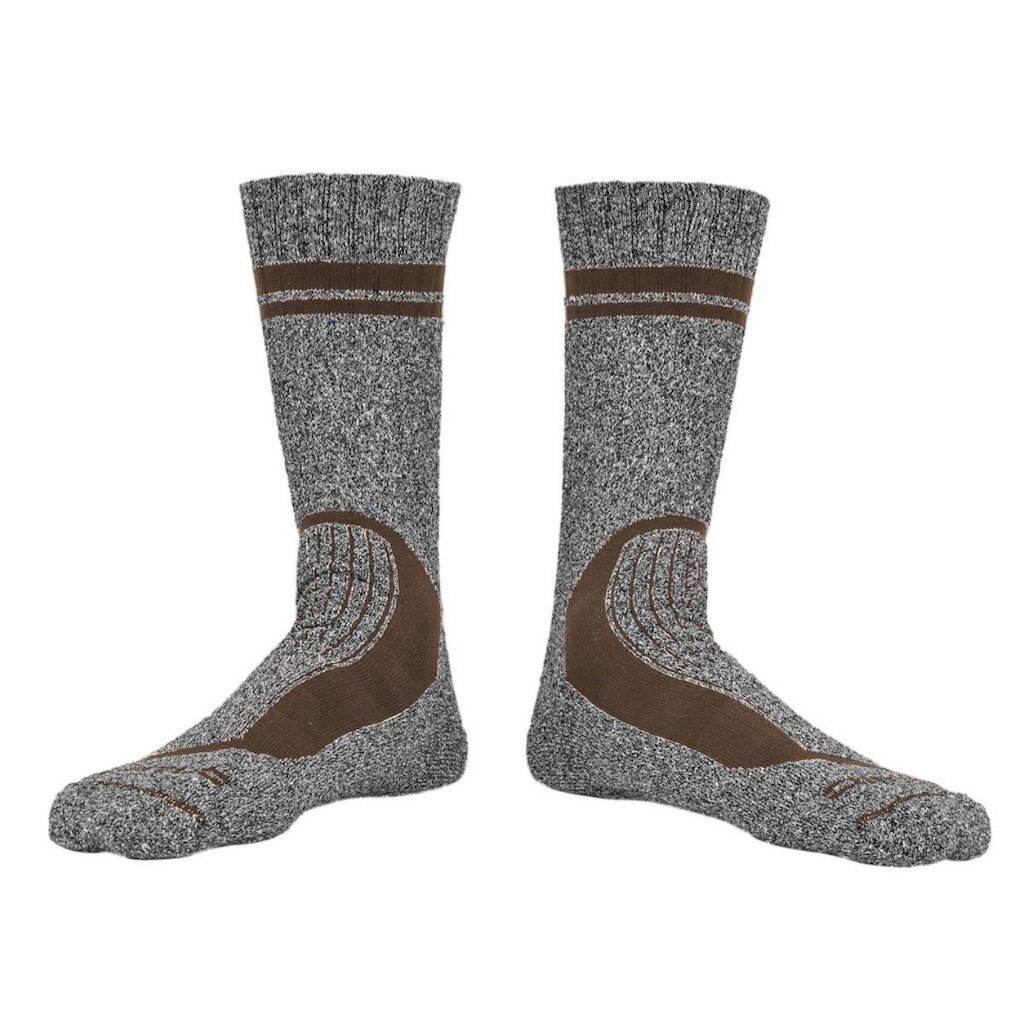 Meia Curtlo Trail Cinza E Marrom 40/44