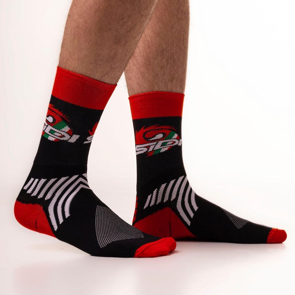 Meia De Ciclismo Cano Longo Sidi