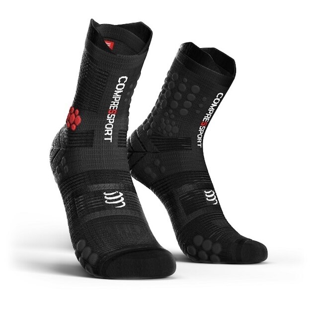 Meia de Compressão Compressport para Trilha Cano longo V3. - Preto Menor preço em Meia de Compressão Compressport para Trilha Cano longo V3. - Preto
