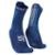 Meia de Compressão Compressport Pro Racing Socks v4.0 Run High Corrida de Rua - Cano Alto - Azul Royal