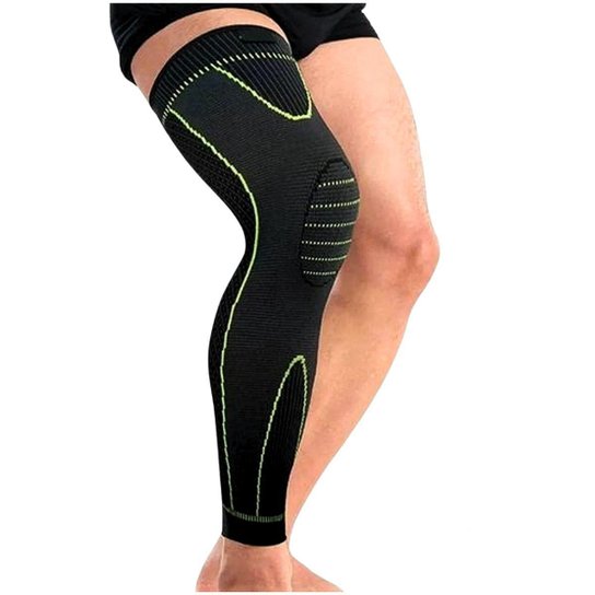 Meia De Compressão Joelheira Térmica Coxa Circulação Fitness academia Esporte Equipamento - Preto Menor preço em Meia De Compressão Joelheira Térmica Coxa Circulação Fitness academia Esporte Equipamento - Preto