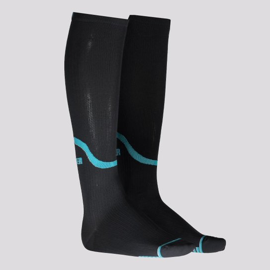 Meia de Compressão Selene 3/4 Chumbo - Cinza Menor preço em Meia de Compressão Selene 3/4 Chumbo - Cinza