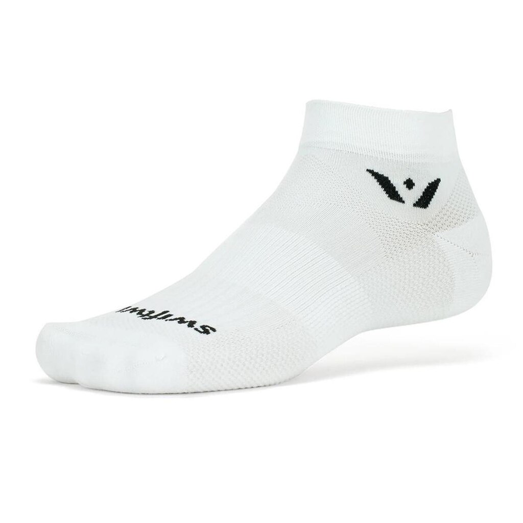 Meia de Compressão Swiftwick Aspire One Cano Baixo - Branca - M