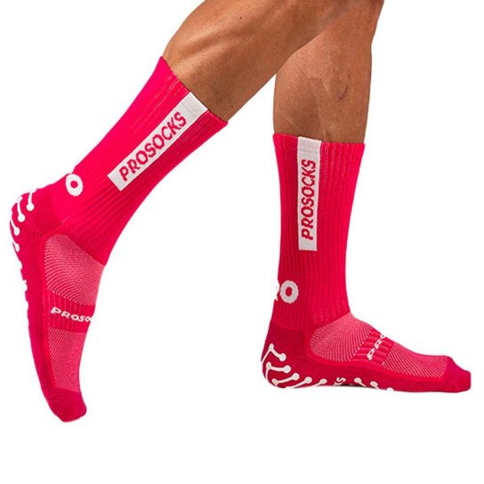 Meia de Futebol ProSocks UltraGrip Rosa