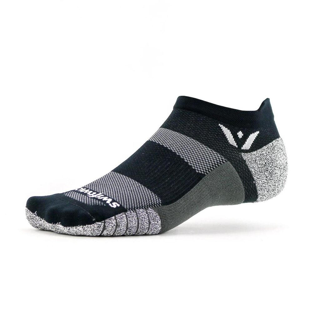 Meia de Média Compressão Swiftwick Flite XT Sem Cano - Preta - L