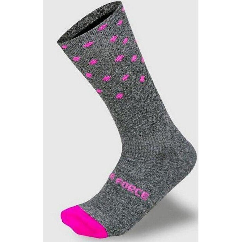 Meia Diamond Mescla - FREE FORCE Cinza com Rosa