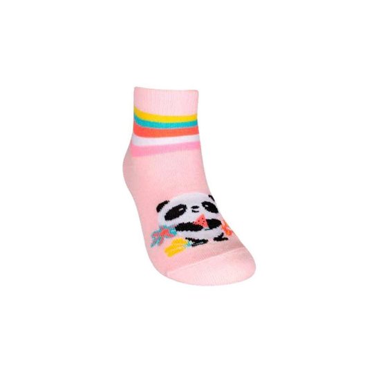 Meia Hoahi Infantil Kit3x1 Estampada