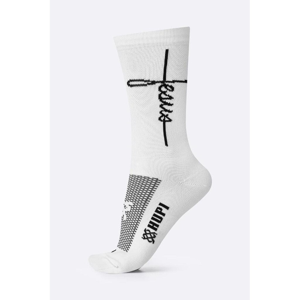 Meia HUPI Branco/Preto