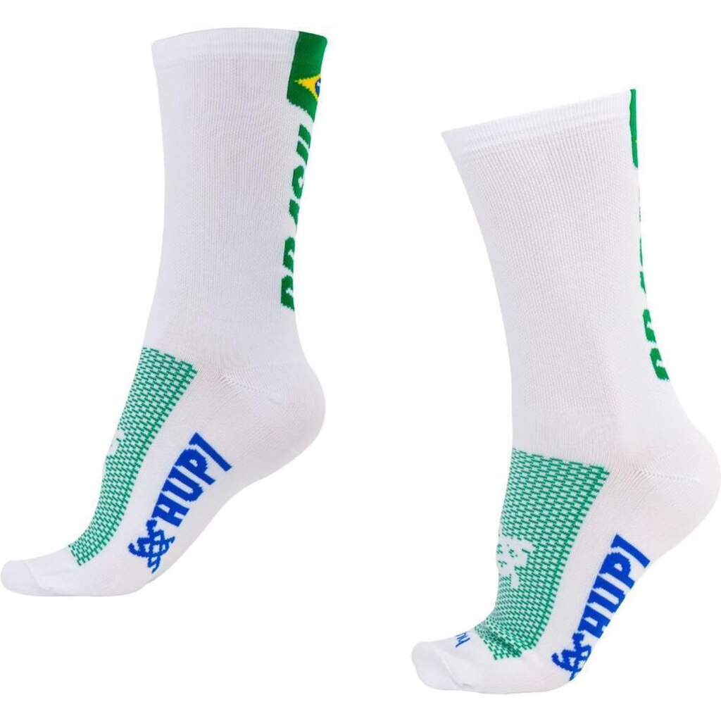 Meia HUPI Brasil 1.0 Branco