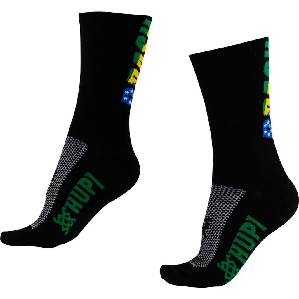 Meia HUPI Brasil 5.0 Preto