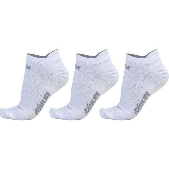 Meia HUPI Casual Invisível Algodão Branco M - Kit 03 Pares - Branco Menor preço em Meia HUPI Casual Invisível Algodão Branco M - Kit 03 Pares - Branco