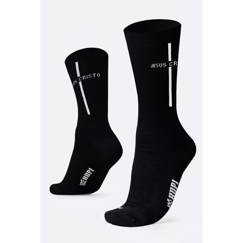 Meia HUPI Preto/Branco