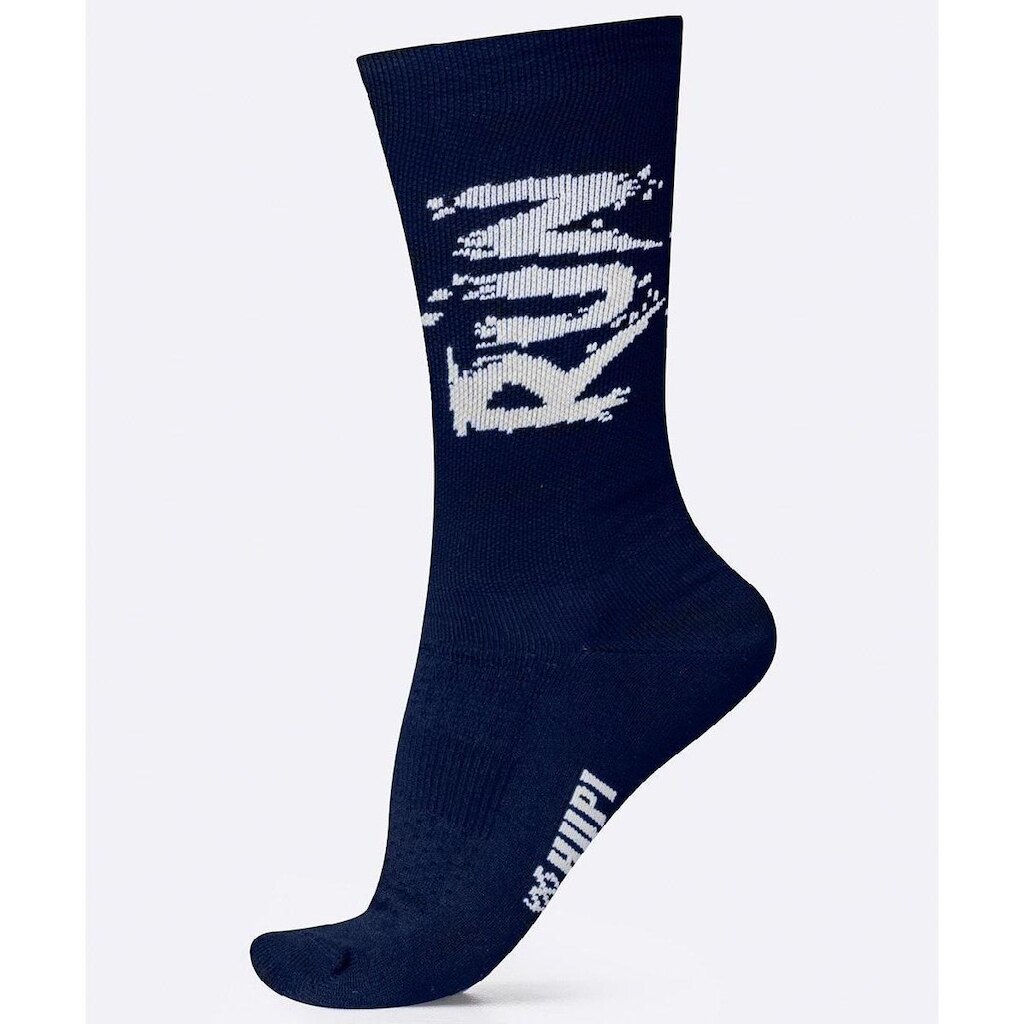 Meia HUPI Run Splash Azul Marinho