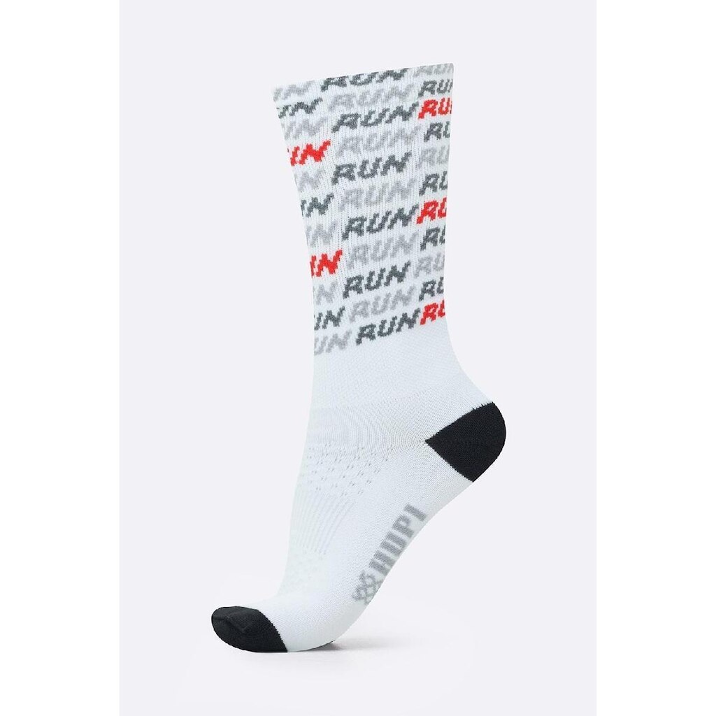 Meia HUPI Run Tri Branco Pés Menores 34-38