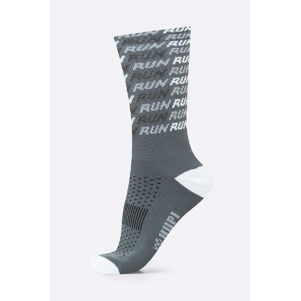 Meia HUPI Run Tri Cinza