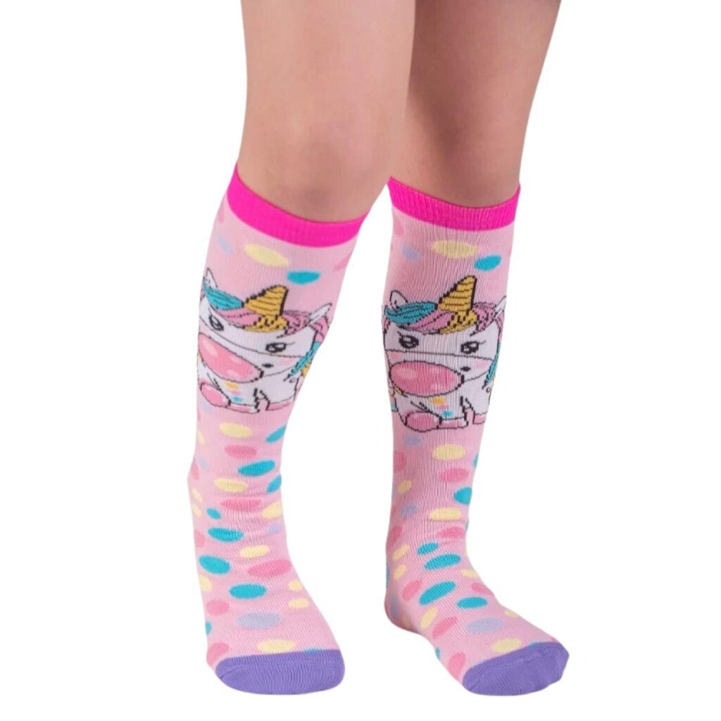 Meia Infantil Longa Menina Duck Funny Kids