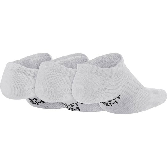 Meia Infantil Nike Soquete Performance 3 Pares - Branco+Preto Menor preço em Meia Infantil Nike Soquete Performance 3 Pares - Branco+Preto