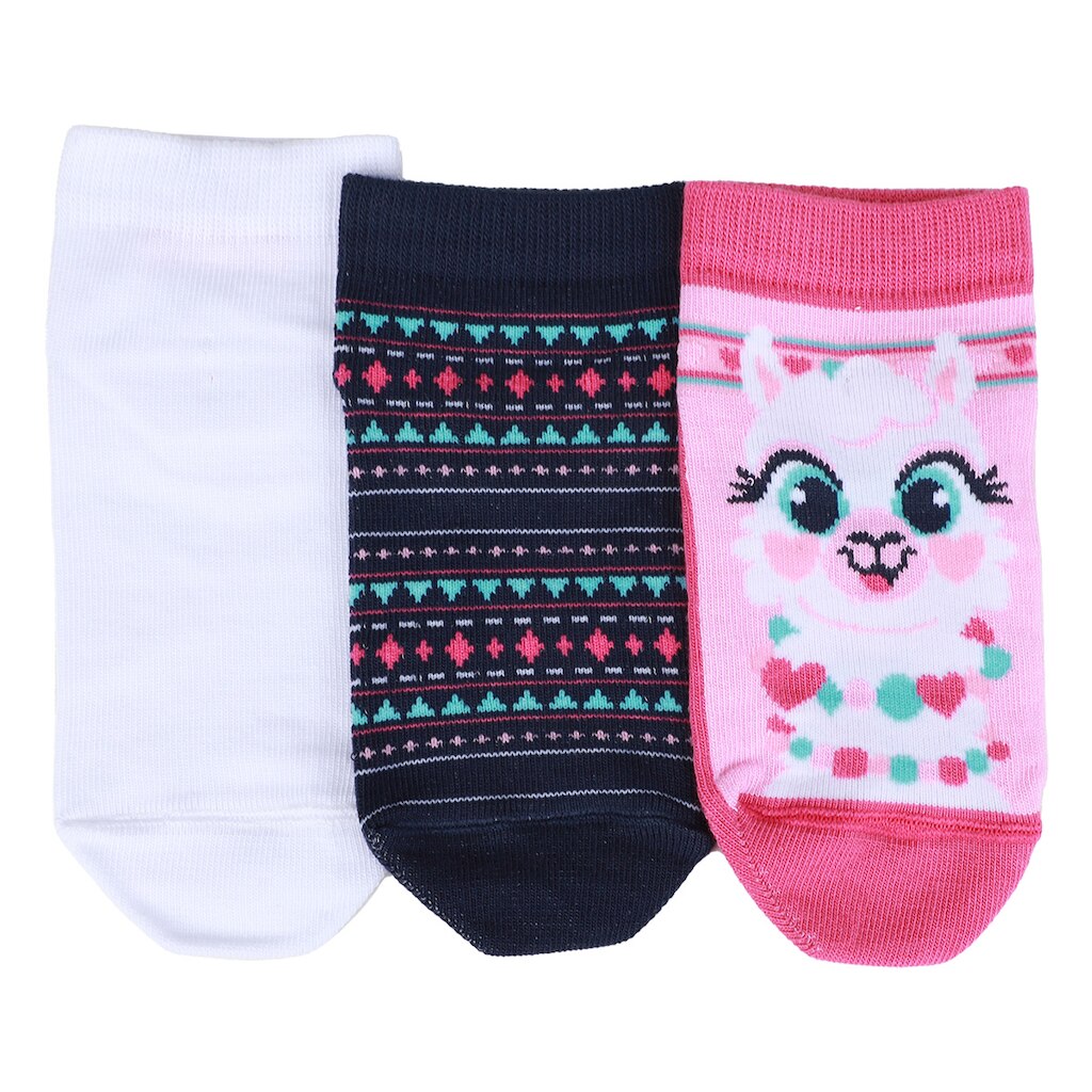 Meia Infantil Puket Tripack Micro Menina