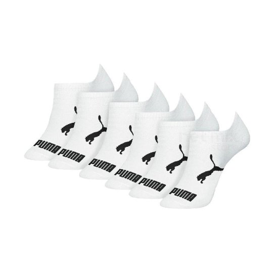 Meia Infantil Puma Sapatilha Kit c/ 6 Pares - Branco Menor preço em Meia Infantil Puma Sapatilha Kit c/ 6 Pares - Branco