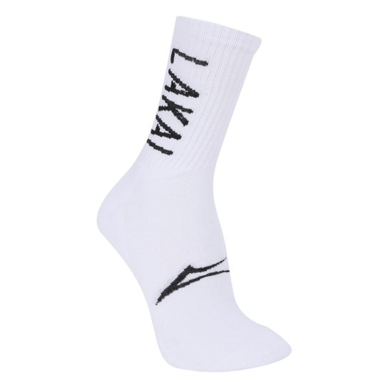 Meia Lakai Cano Alto Simple Logo - Branco Menor preço em Meia Lakai Cano Alto Simple Logo - Branco