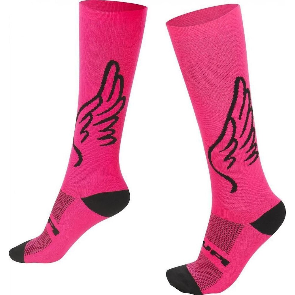 Meia Longa Asas Rosa HUPI  - 30 cm de Cano