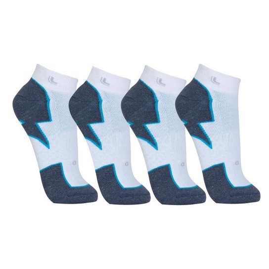 Meia Lupo Cano Curto Running Performance Kit c/ 4 Pares - Branco Menor preço em Meia Lupo Cano Curto Running Performance Kit c/ 4 Pares - Branco
