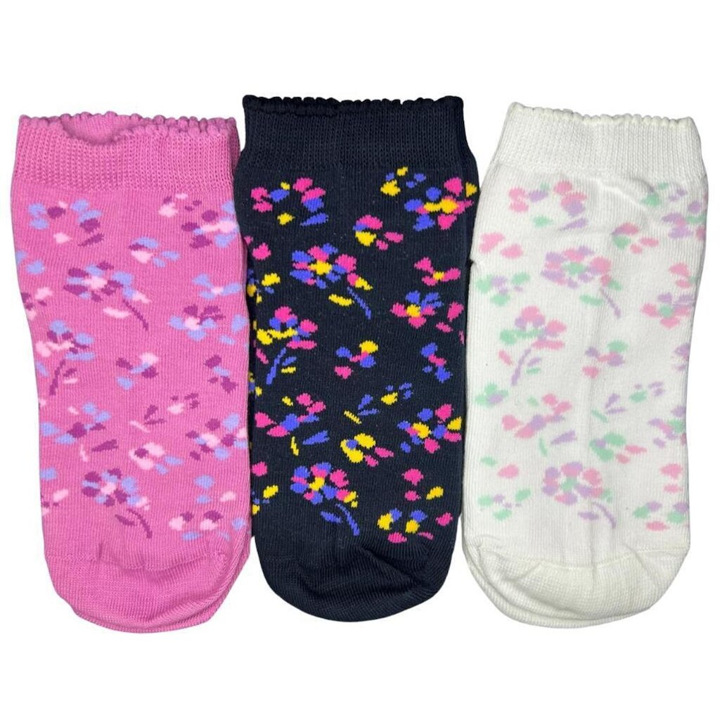 MEIA LUPO KIT 3 PARES CANO CURTO REF:4535-8891 FEMININO