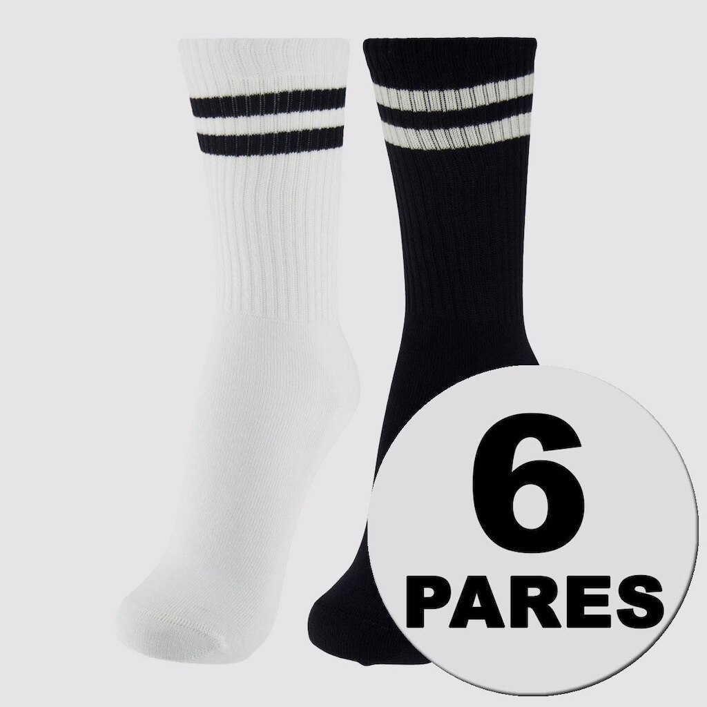 Meia Lupo Kit de 6 Sport Cano Alto Masculino