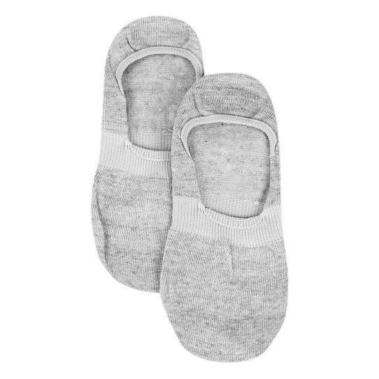 Meia Lupo Sem Cano Sapatilha - Cinza Menor preço em Meia Lupo Sem Cano Sapatilha - Cinza