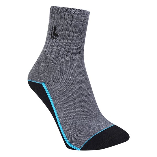 Meia Lupo Sport Cano Médio Colorblock - Chumbo é ruim? Meia Lupo Sport Cano Médio Colorblock - Chumbo é boa?