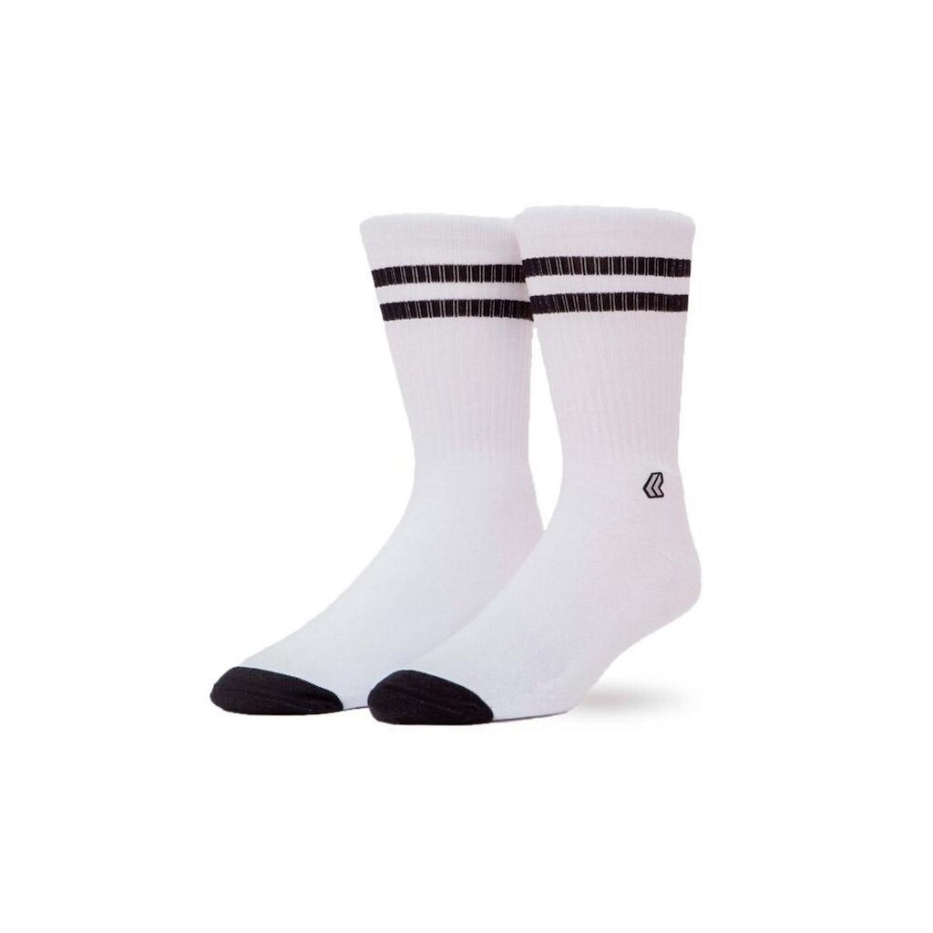 Meia Lurk Listras Brancas - Cross Surf Skate