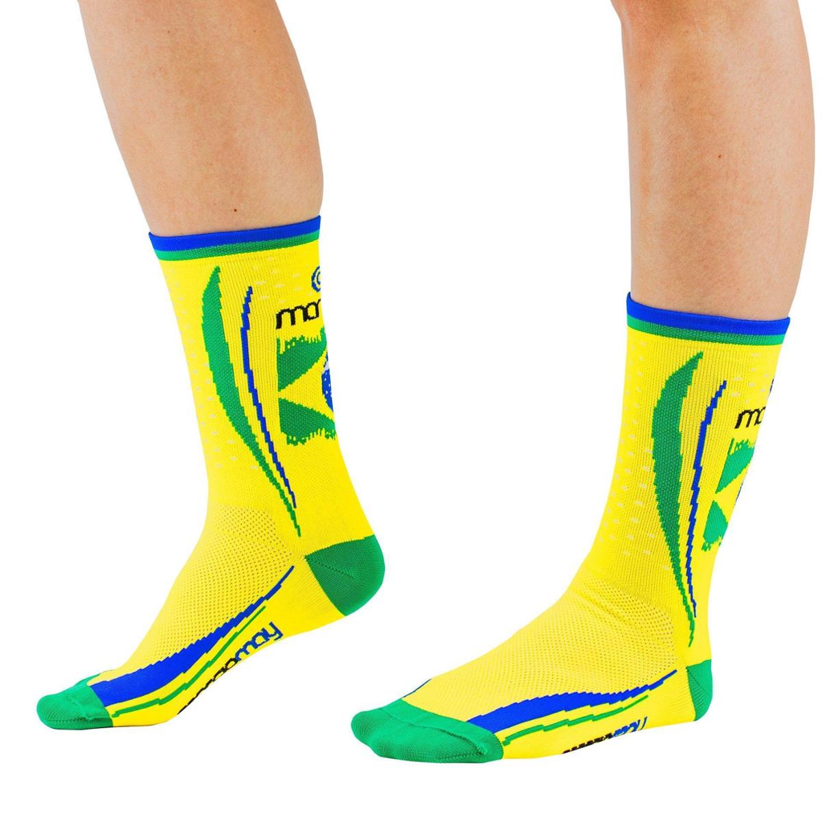 Meia Marcio May Sports Bandeira Brasil