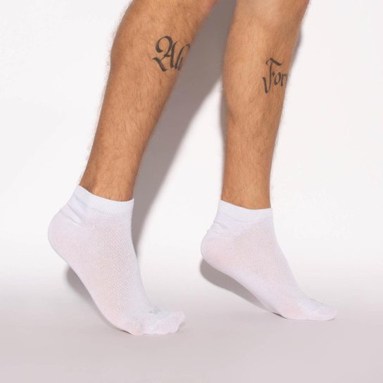 Meia Masculina Branca Sapatilha Soft Nº 39 a 43 ME447 - Branco é ruim? Meia Masculina Branca Sapatilha Soft Nº 39 a 43 ME447 - Branco é boa?