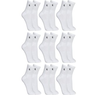 Meia Masculina Lupo Cano Médio Kit c/ 9 Pares