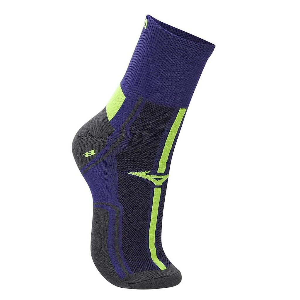 Meia Mizuno Performance Cano Médio 33-38 Azul