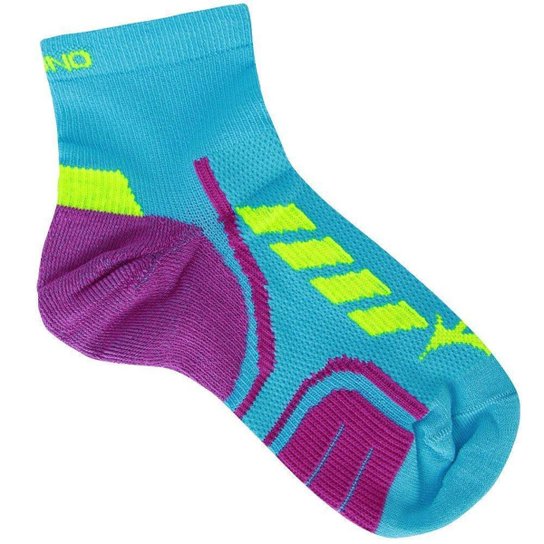 Meia Mizuno Race Mid 2 - Azul Claro Menor preço em Meia Mizuno Race Mid 2 - Azul Claro