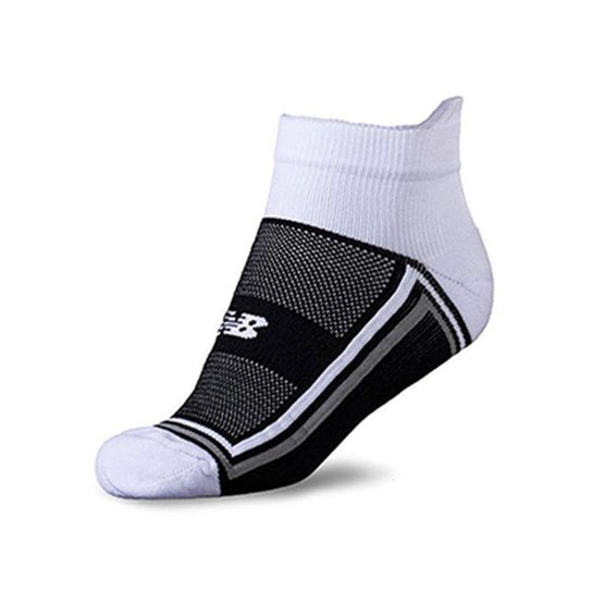 Meia New Balance de Performance Cano Invisível | Masculino - Branco Menor preço em Meia New Balance de Performance Cano Invisível | Masculino - Branco