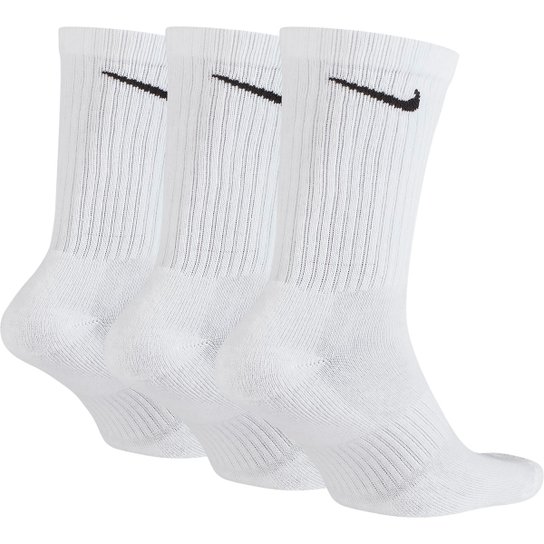 Meia Nike Cano Alto Everyday Cushion Pacote C/ 3 Pares - Branco é ruim? Meia Nike Cano Alto Everyday Cushion Pacote C/ 3 Pares - Branco é boa?