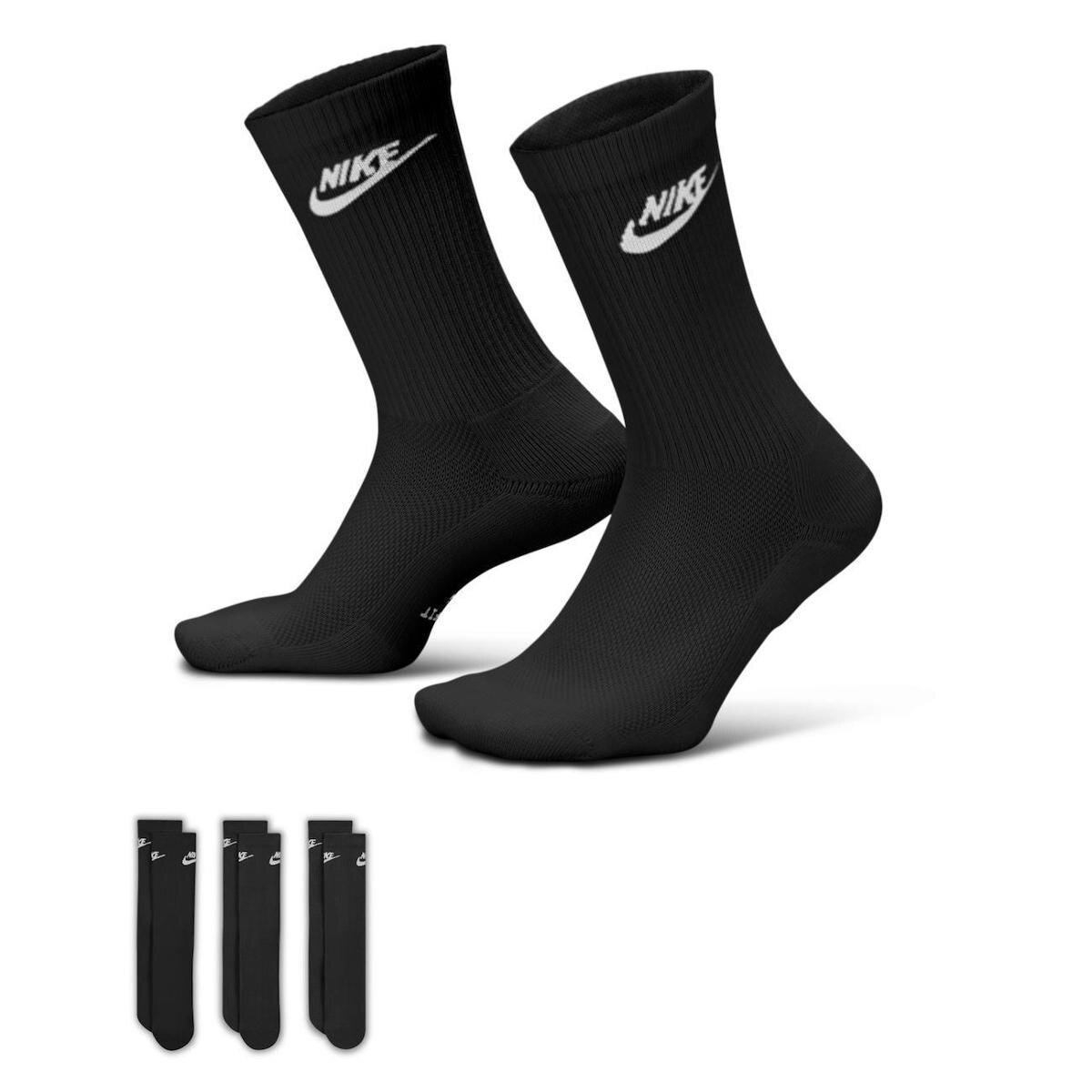 Meia Nike Everyday Elevate 3 Pares Unissex